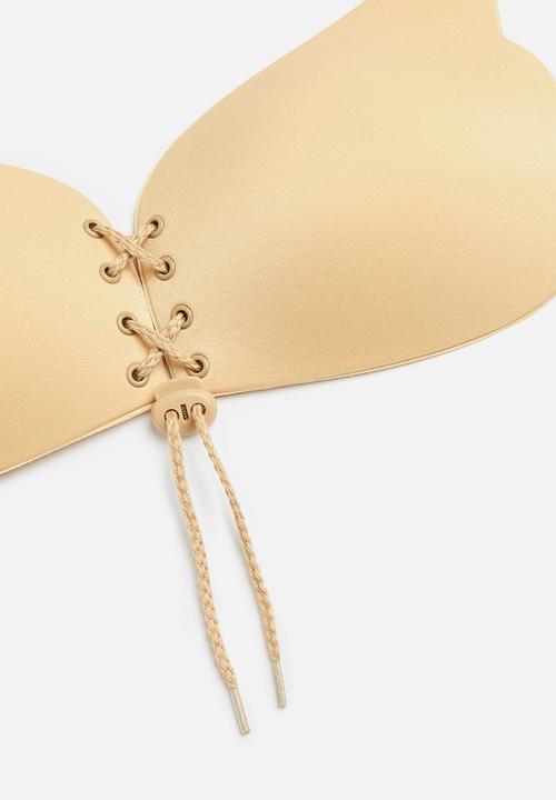 Easy Curves Shapewear - Wing push up stick on bra - beige