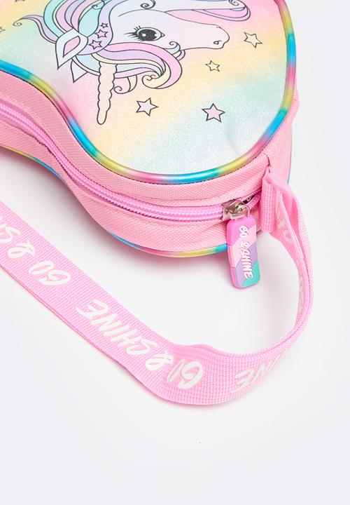 Pop Candy - Go & shine unicorn heart sling bag - pink