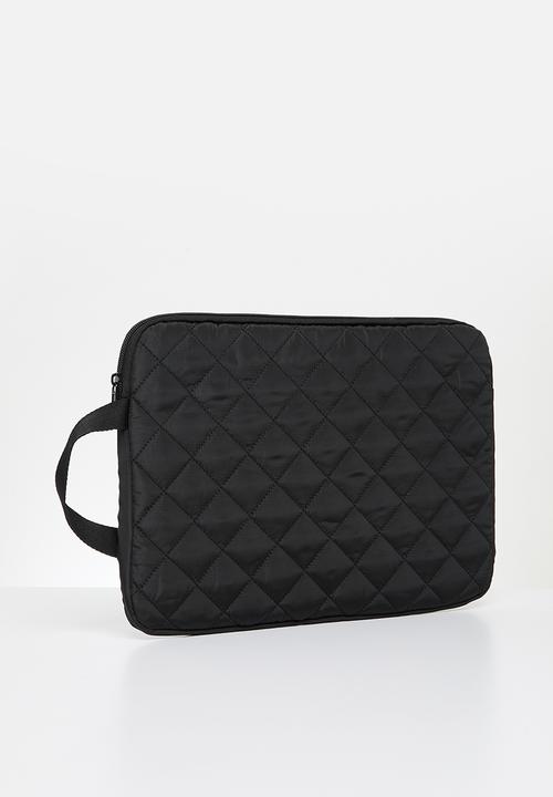 Pop Candy - Quilted laptop sleeve - black
