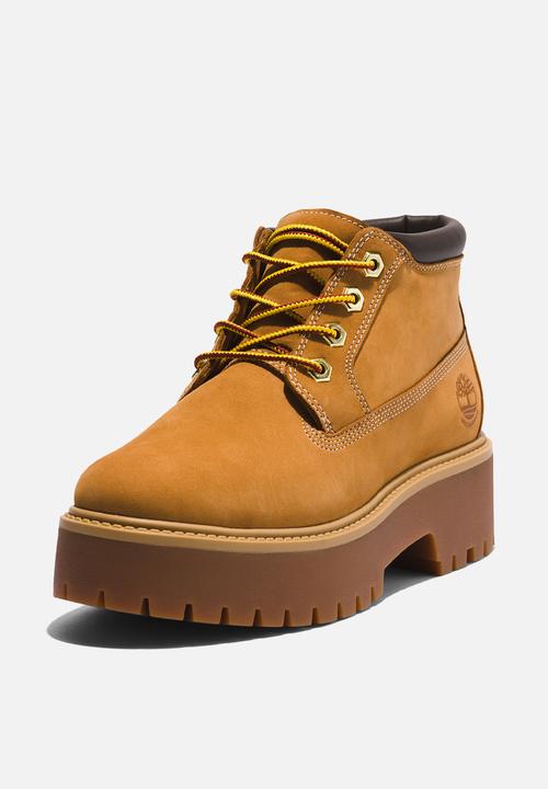 Timberland - Stone street mid lace up waterproof boot - wheat