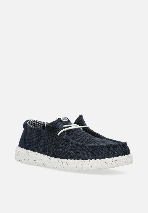 Hey Dude - Wendy Stretch Mesh slip on - Navy