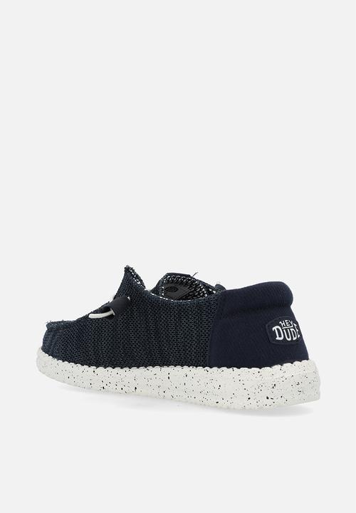 Hey Dude - Wendy Stretch Mesh slip on - Navy