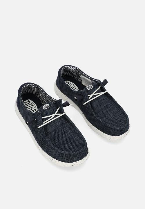 Hey Dude - Wendy Stretch Mesh slip on - Navy