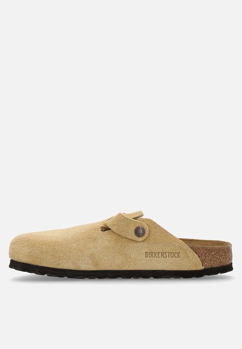 Birkenstock - Boston narrow BS suede - latte cream