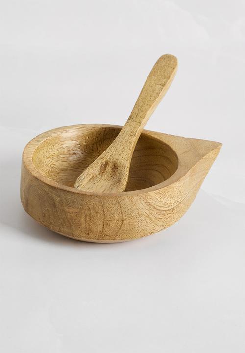 Sixth Floor - Wooden snack bowls set of 4 - Natural