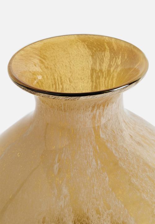 Sixth Floor - Mottled Glass Vase - Natural