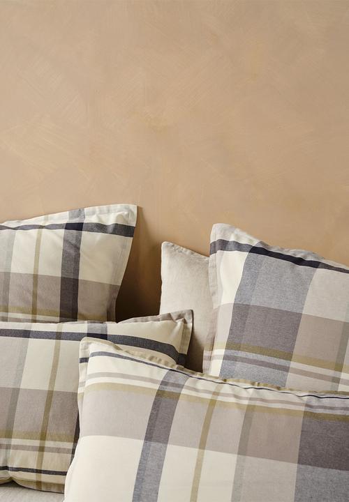Linen House - Lennon Duvet Cover Set - Stone