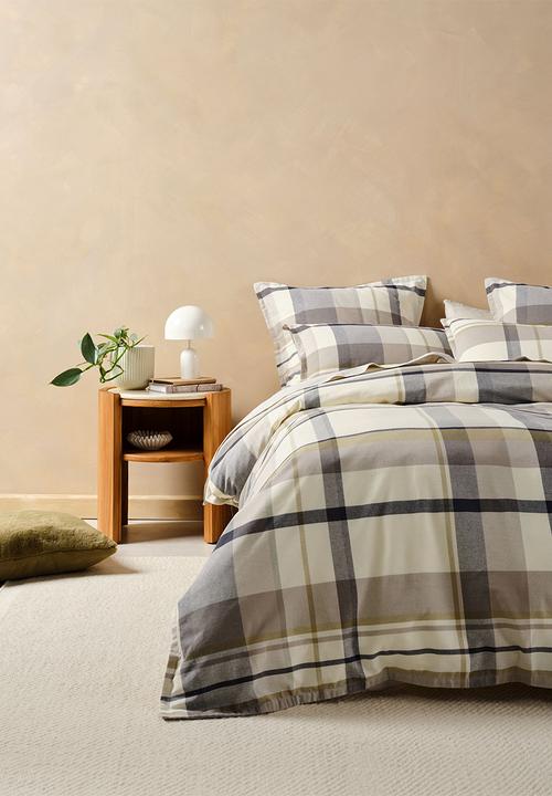 Linen House - Lennon Duvet Cover Set - Stone