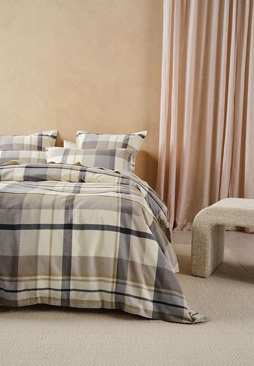 Linen House - Lennon Duvet Cover Set - Stone