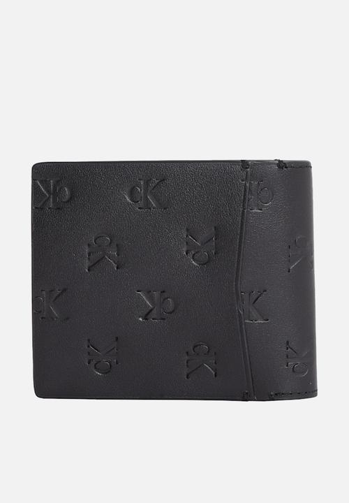 Calvin Klein - Aop Emboss Bifold W/Coin - Black