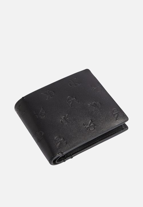 Calvin Klein - Aop Emboss Bifold W/Coin - Black
