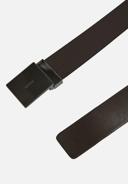 Calvin Klein - Adj Casual Plaque 35Mm - Dark Brown