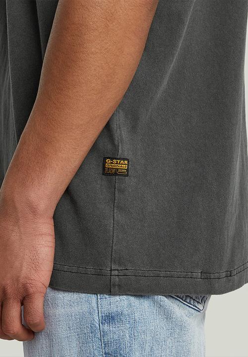 G-STAR - Multi Logo Overdyed Loose R T - Dk Black Gd