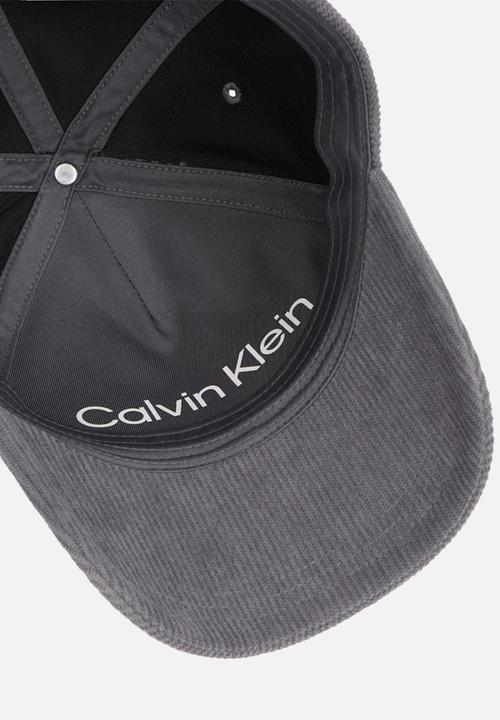 Calvin Klein - Corduroy Bb Cap - Iron Gate