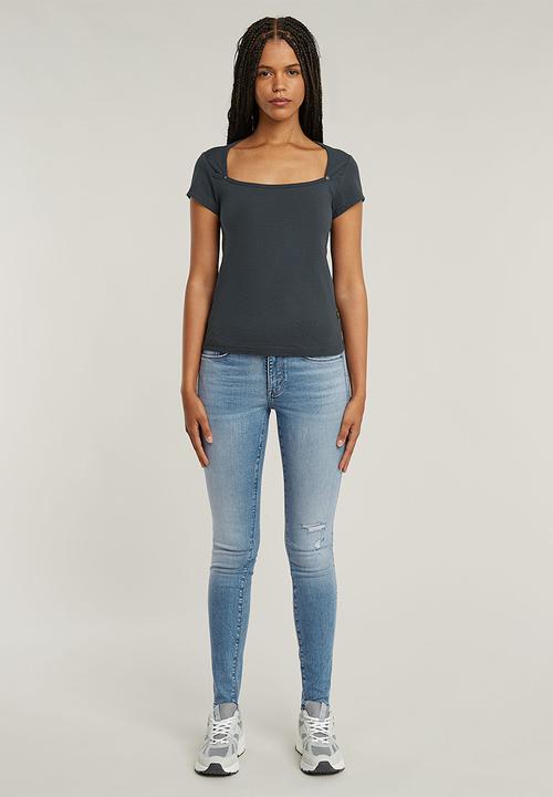 G-STAR - Sweet Heart Slim Top Wmn - Petrol