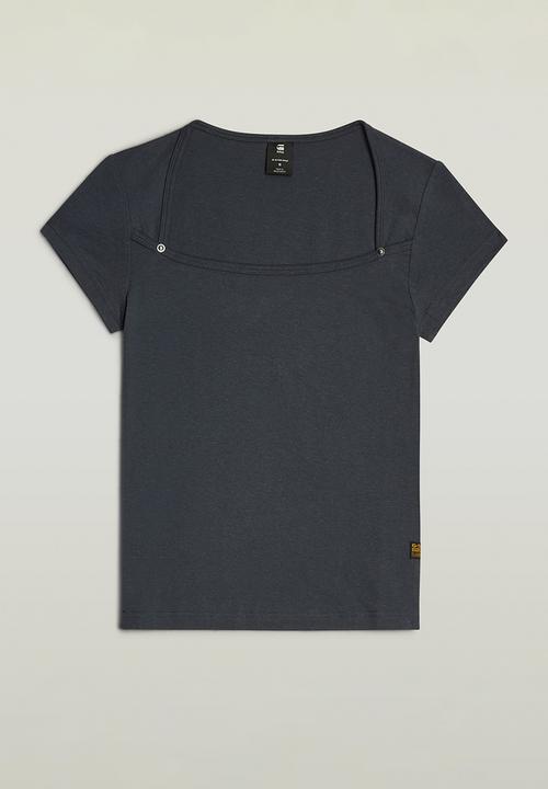 G-STAR - Sweet Heart Slim Top Wmn - Petrol