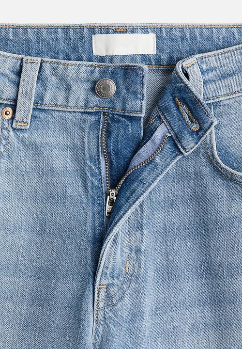 H&M - Wide high jeans - light denim blue 