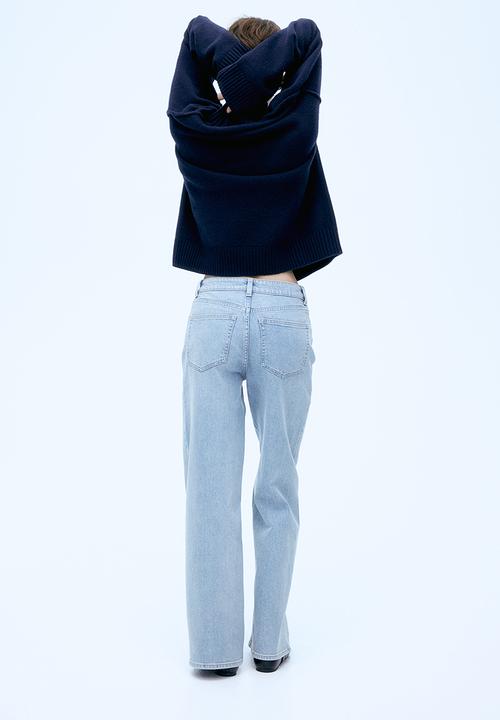 H&M - Wide high jeans - light denim blue 