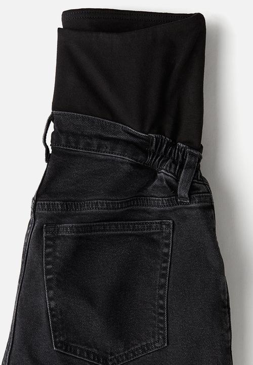 H&M - Mama slim mom ankle jeans - black