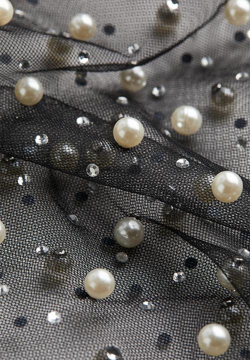 H&M - Embellished skirt - black