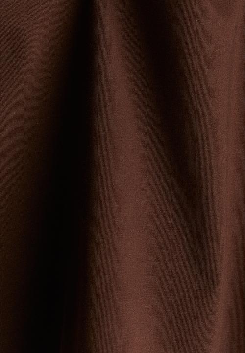 H&M - Cropped cotton top - brown