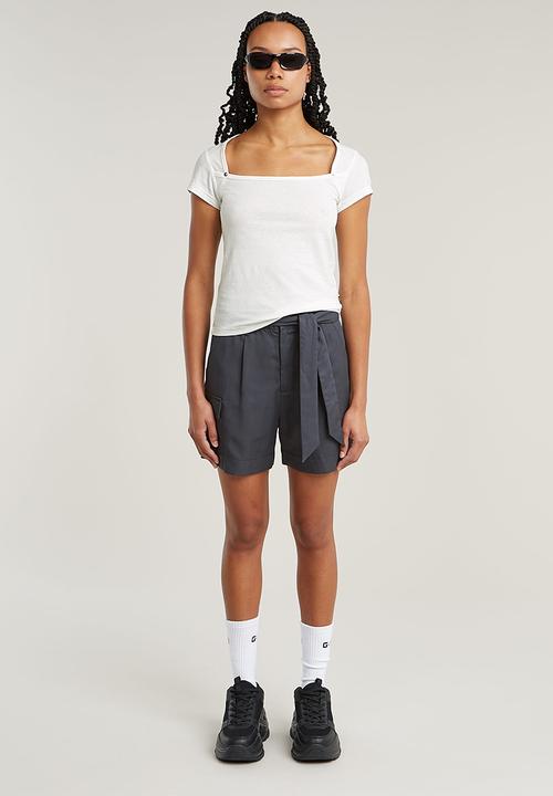 G-STAR - Sweet Heart Slim Top Wmn - Light Chalk