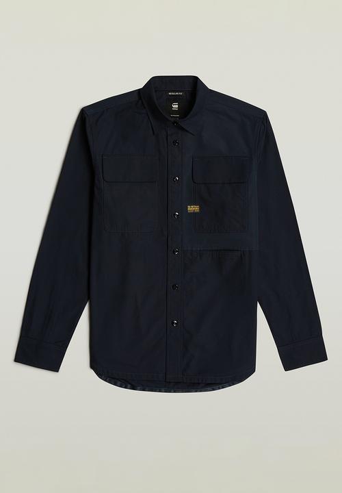 G-STAR - Cpo utility regular shirt long sleeve - blue