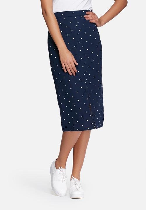 Glamorous - Dot pencil skirt