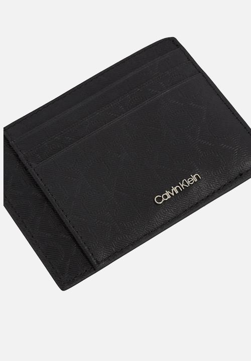 Calvin Klein - CK Must Mono Id Cardholder - Twill Mono Black