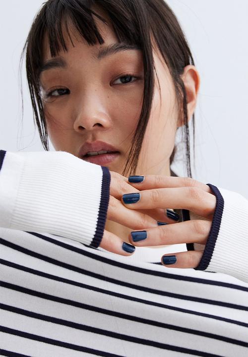 H&M - Fine-knit jumper - cream striped