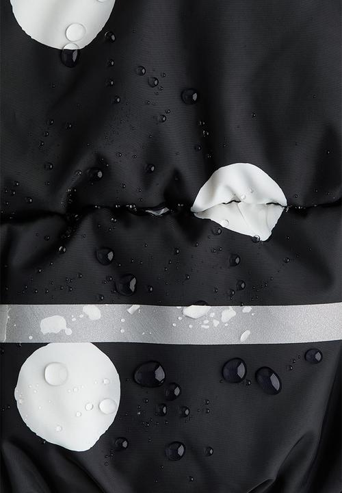 H&M - Water-repellent puffer jacket - black/spotted