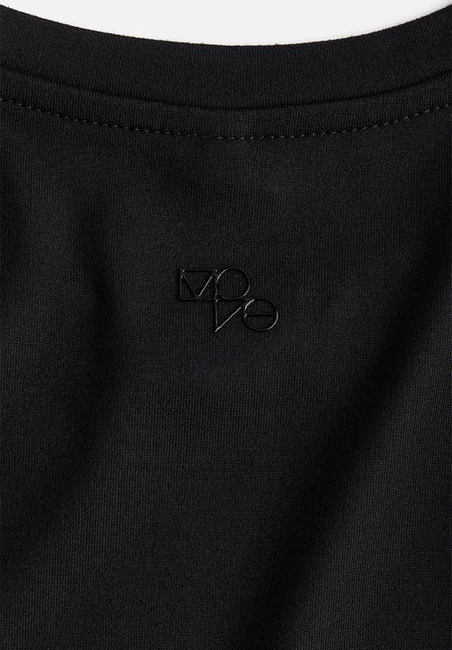 H&M - Long-sleeved sports top with drymove™ - black