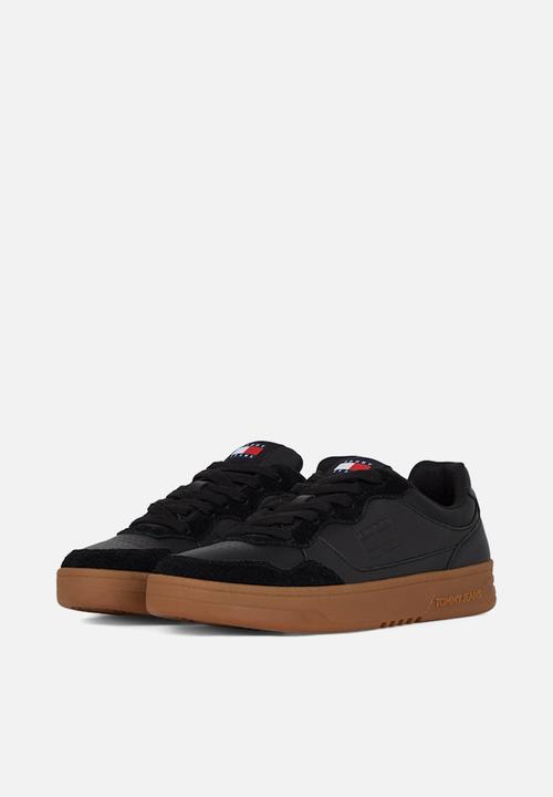 Tommy Hilfiger - TJM CUPSOLE LEATHER MIX - Black