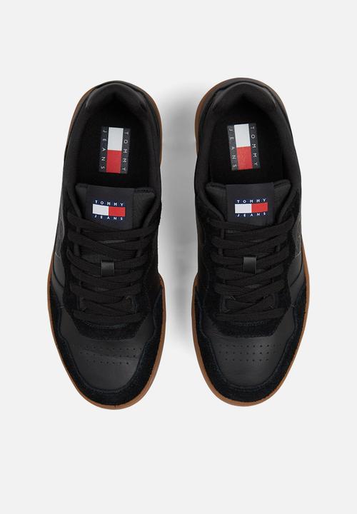 Tommy Hilfiger - TJM CUPSOLE LEATHER MIX - Black