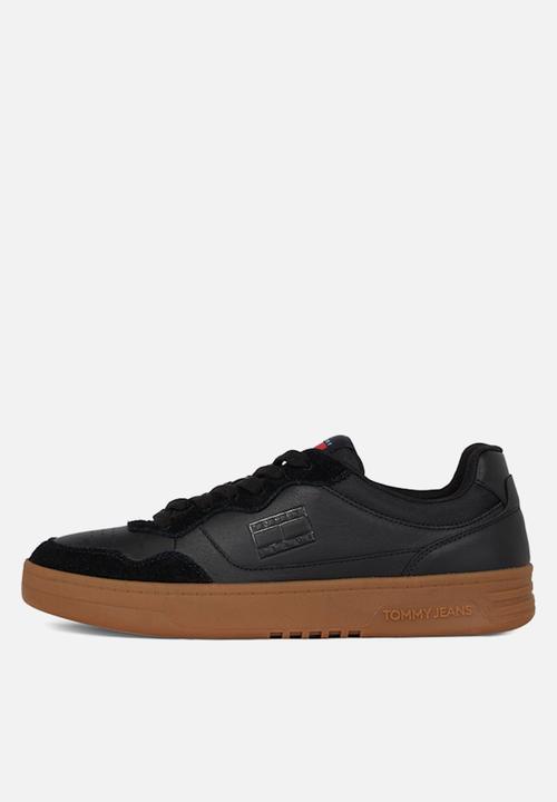 Tommy Hilfiger - TJM CUPSOLE LEATHER MIX - Black