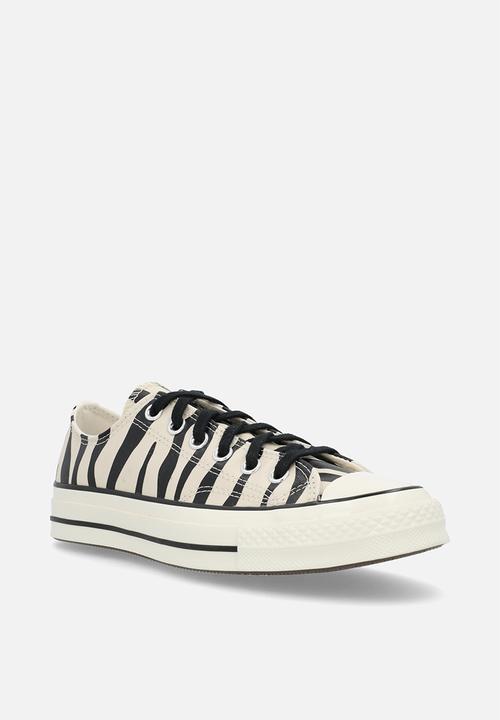 Converse - Chuck 70 low - light dune/black/egret glow in the darchive prints