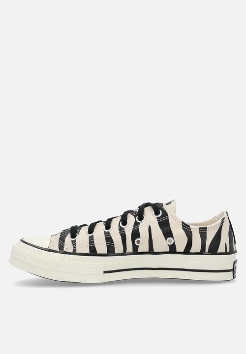 Converse - Chuck 70 low - light dune/black/egret glow in the darchive prints