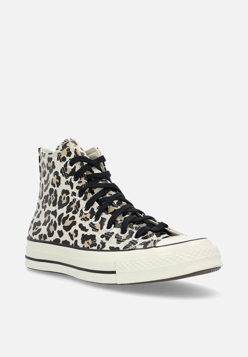 Converse - Chuck 70 hi - egret/light fawn/black  glow in the darchive prints