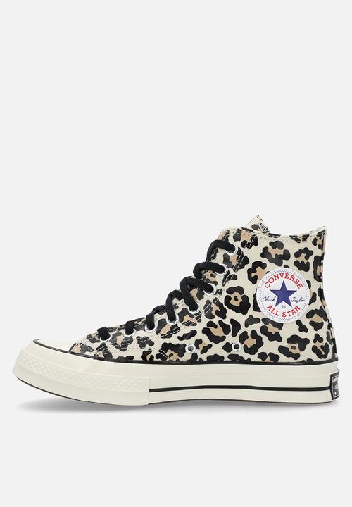 Converse - Chuck 70 hi - egret/light fawn/black  glow in the darchive prints
