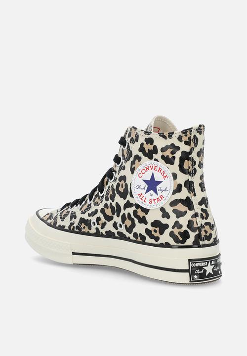 Converse - Chuck 70 hi - egret/light fawn/black  glow in the darchive prints