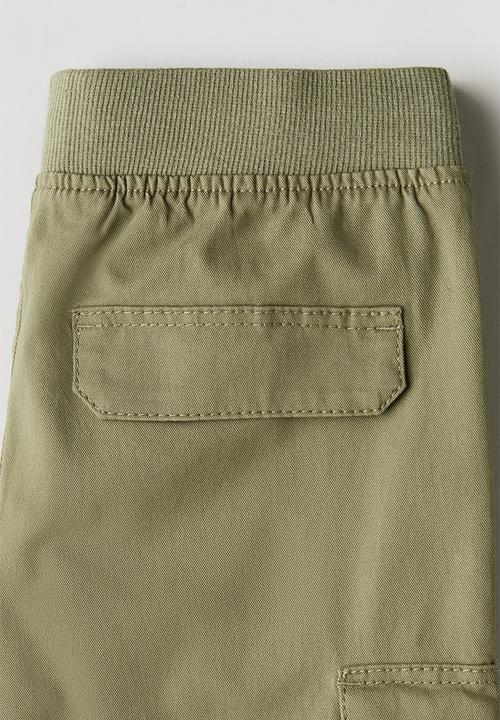 H&M - Cargo trousers - khaki green