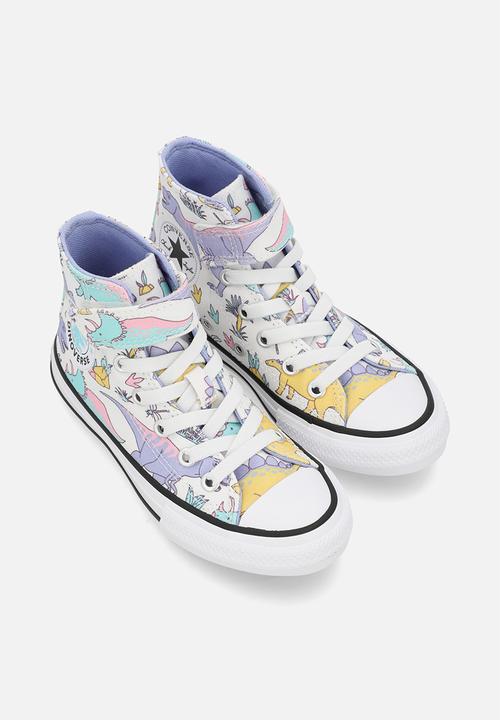 Converse - Chuck taylor all star 1v - white/ultraviolet/topaz gold