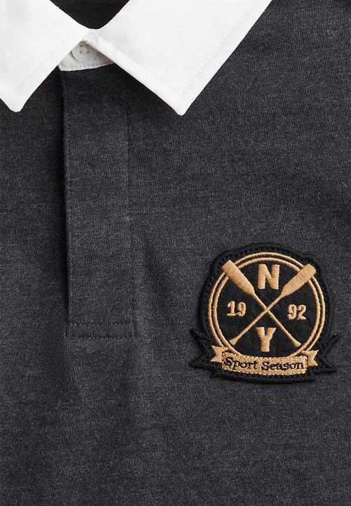 H&M - Rugby shirt - dark grey ny