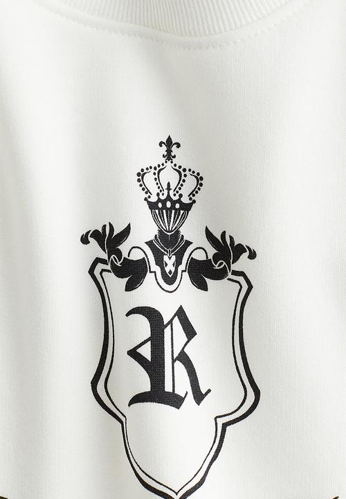 H&M - Printed sweatshirt - cream raquet & padel 
