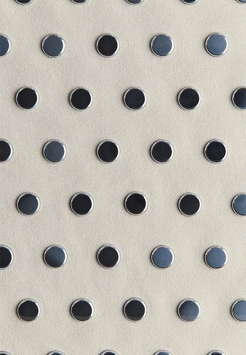 H&M - Studded mini skirt - light beige