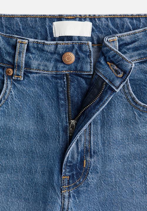H&M - Wide high jeans - denim blue