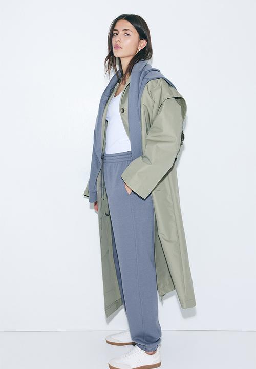 H&M - Cotton-blend sweatpants - blue-grey