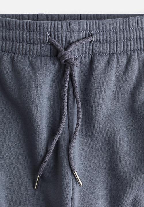 H&M - Cotton-blend sweatpants - blue-grey