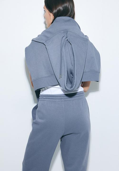 H&M - Cotton-blend sweatpants - blue-grey