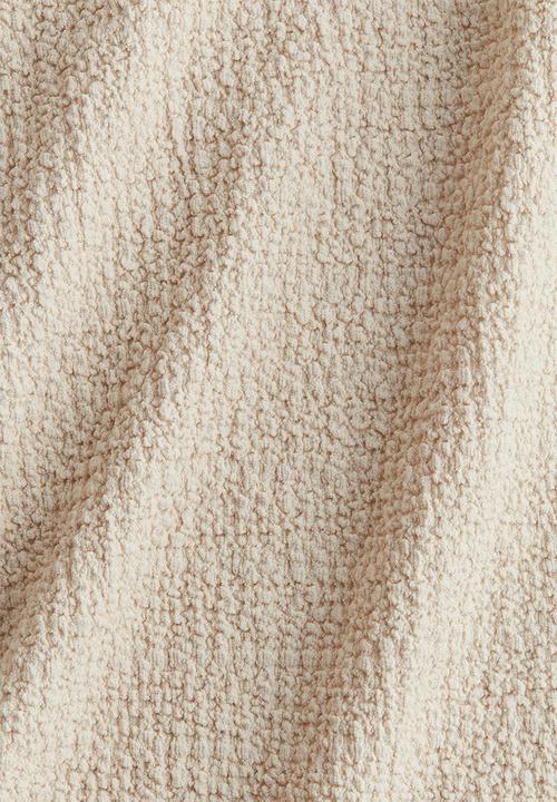 H&M - Textured jersey top - light beige